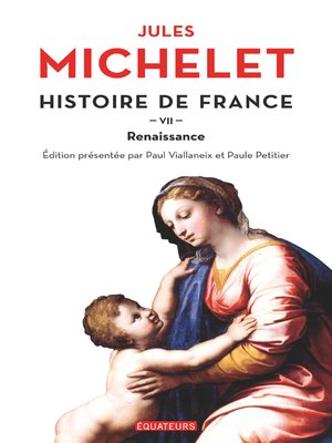 cover image of Histoire de France (Tome 7)--Renaissance